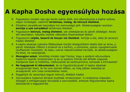 Riesz IstvÃ¡n elÅadÃ¡sa: Az Ayurveda alapjai - Magyar Ayurveda ...