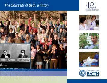 The University of Bath: a history - Study in the UK