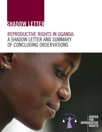 Uganda Shadow Letter & Concluding Observations: CEDAW 2010