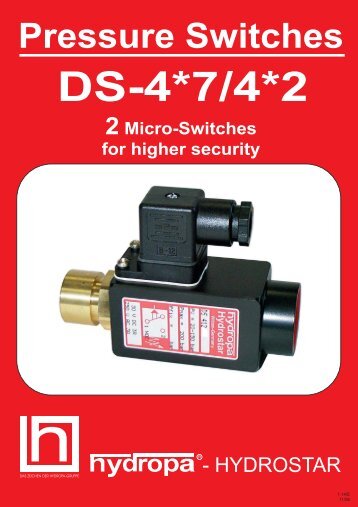 Pressure Switches - Hydropa GmbH & Cie. KG