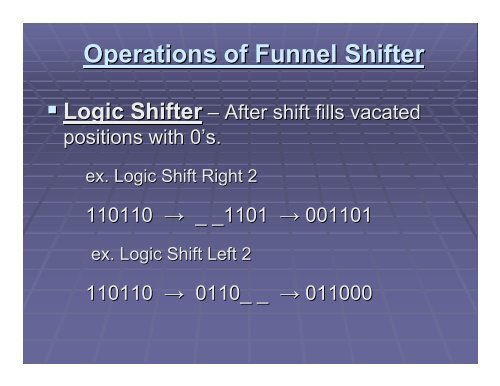 What is a Funnel Shifter