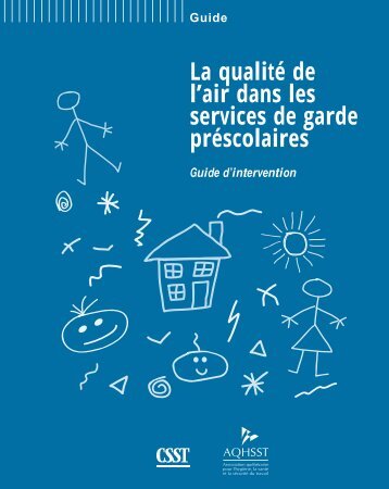 La qualitÃ© de l'air dans les services de garde prÃ©scolaires - CSST