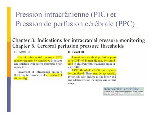 Trauma crânien sévère de l'enfant - CHU Sainte-Justine - SAAC