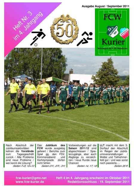 Download von Heft 2011 / 3 - fcw-kurier.de