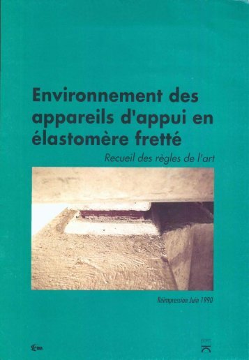 Environnement des appareils d'appui en Ã©lastomÃ¨re frettÃ© - MEMOAR