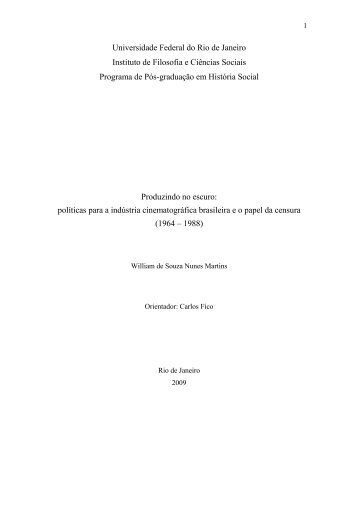 Universidade Federal do Rio de Janeiro Instituto de Filosofia ... - UFRJ