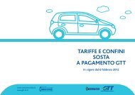 TARIFFE E CONFINI SOSTA A PAGAMENTO GTT - Mobilita' Torino