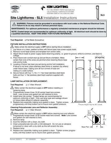 SL5 Install - Kim Lighting