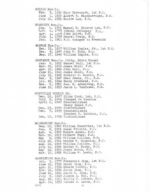 75 - New Jersey Postal History Society