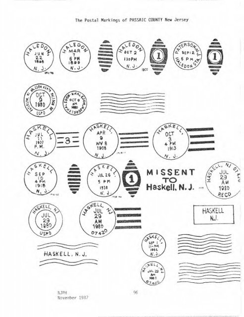 75 - New Jersey Postal History Society