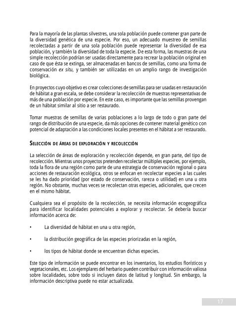 manual de recolecciÃ³n de semillas de plantas silvestres - INIA