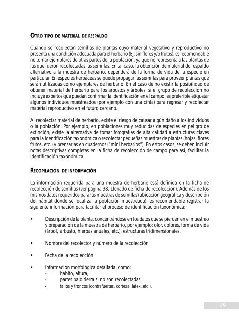 manual de recolecciÃ³n de semillas de plantas silvestres - INIA