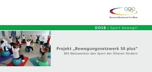 Projekt „Bewegungsnetzwerk 50 plus“ - Richtig Fit ab 50