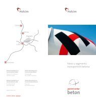 Novo u segmentu transportnih betona - Holcim