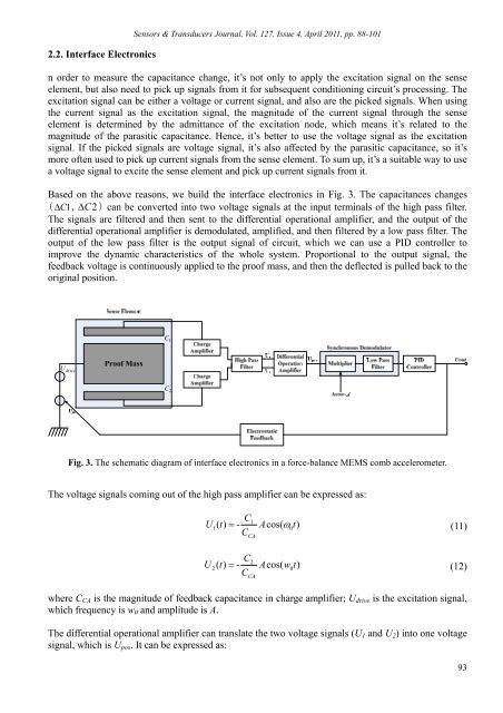 Modeling and System-level Simulation of Force-balance MEMS ...