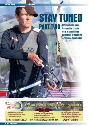 Issue 62 Beginners Recurve Bow Tuning Part 2 - Perris Archery