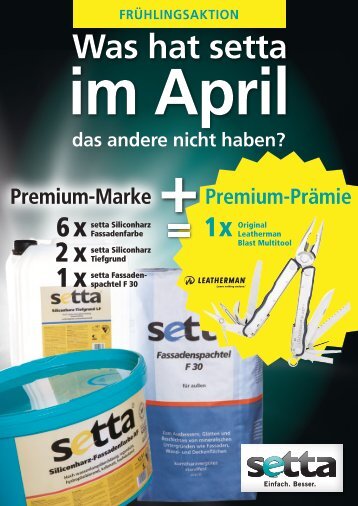 Was hat setta das andere nicht  haben? Premium-Prämie