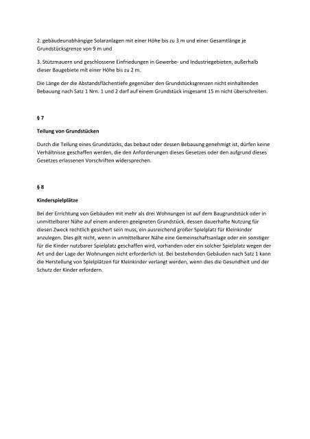 Bauordnung des Landes Sachsen-Anhalt (Bauo LSA) Vom 20 - FVLR