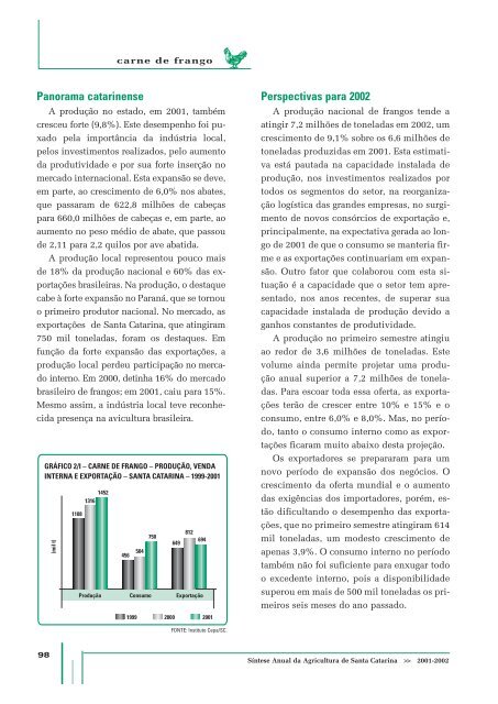 SÃ­ntese Anual da Agricultura de Santa Catarina - 2001-2002 - Cepa