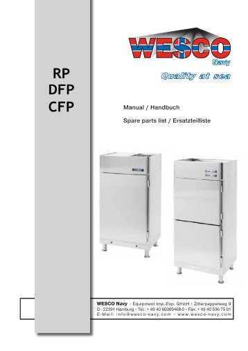 Combi Freezer CFP... - WESCO-Navy