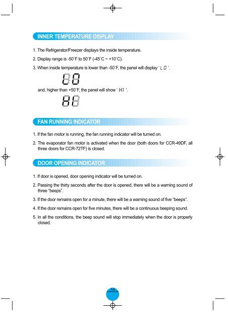 For Wcr 23sf Manual Defro