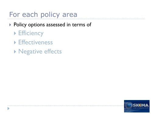 E Maritime Policy Development - SKEMA Project Maritime Transport