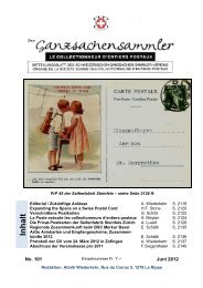 101 - Schweizerischer Ganzsachen-Sammler-Verein