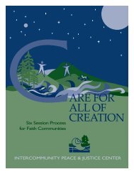 ARE FOR ALL OF CREATION - Show Your Impact