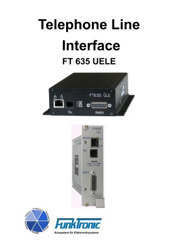 FT635 Telephone Line Interface - Funktronic
