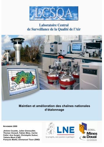 Maintien et amélioration des chaînes nationales d ... - LCSQA
