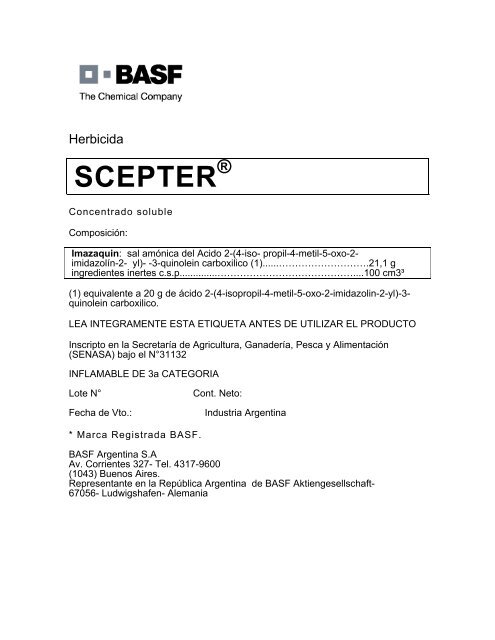 SCEPTER - Basf