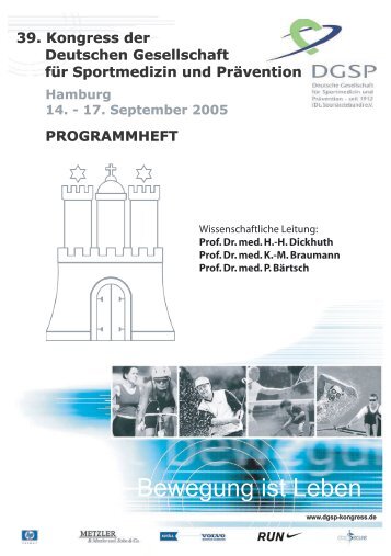 Vortragsprogramm - Forum-Sportmedizin
