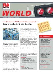 Schnell, prÃ¤zise und flexibel â Palettierung in ... - FLG Automation AG