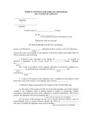 Petition for Writ of Certiorari Supreme Court Docket 06 141 Petition for Writ of Certiorari Supreme Court Docket 06 141