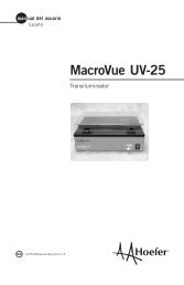 MacroVue UV-25 - Hoefer Inc