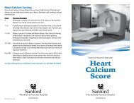 Heart Calcium Scoring - Sanford Health