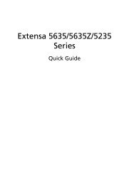 Extensa 5635/5635Z/5235 Series - Acer Global  Download