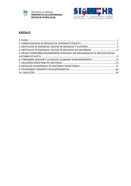 raziskave in inovacije v sektorjih izbranih podjetnikov - IDA