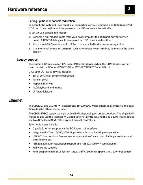 Hardware reference 3 Ethe