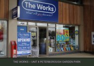 the works – unit 8 peterborough garden park - Space Retail Property ...