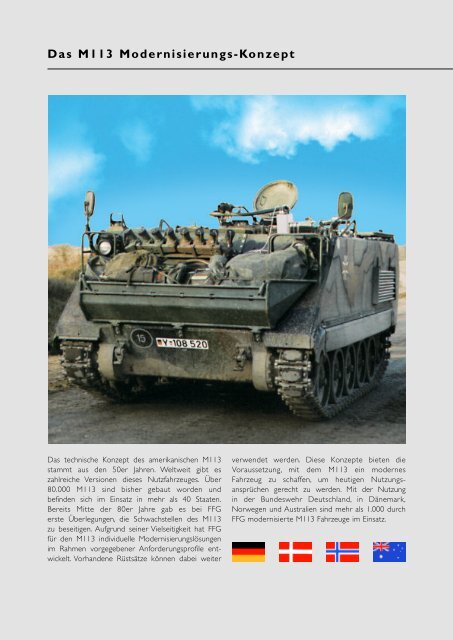 Das M113 Modernisierungs-Konzept - FFG Flensburg