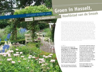 Groen in Hasselt, - Omnia