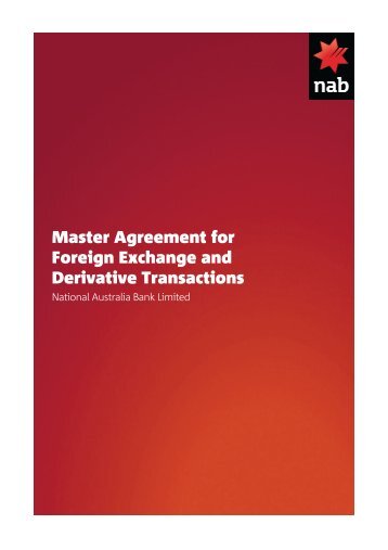 Master Agreement for Foreign Exchange and Derivative Transactions