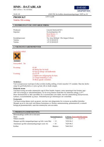 4349-TIG for kobber-aluminiumlegeringer.pdf - Sveiseeksperten