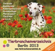 Berlin - Tierbranchenverzeichnis
