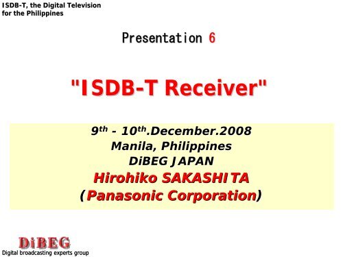 ISDB-T Receiver - DiBEG