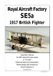 Royal Aircraft Factory SE5a Manual - Macca's Vintage Aerodrome