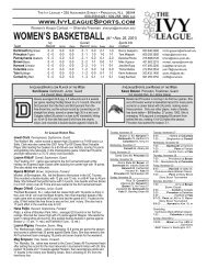Printable Release - Ivy League Sports