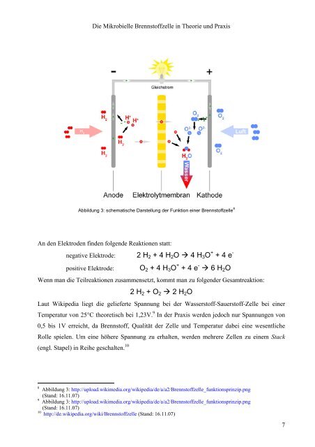 Die Mikrobielle Brennstoffzelle in Theorie und Praxis