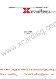 CS602 User's Manual - Xcardiag.com